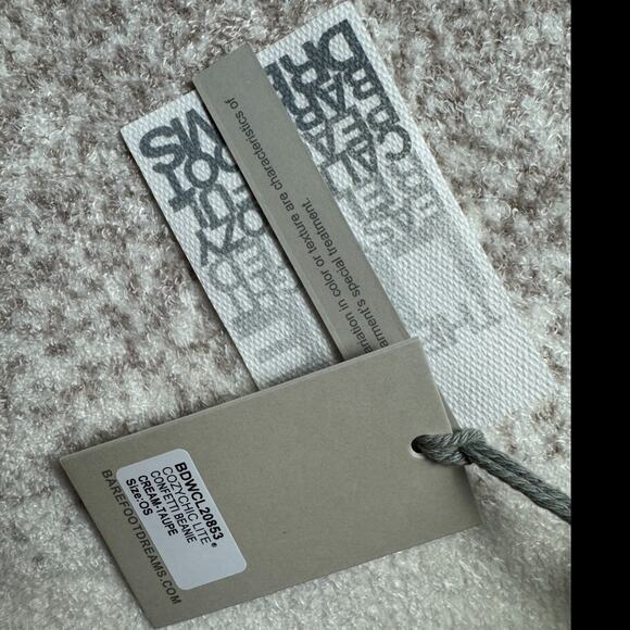 Barefoot Dreams Cozy Chic Lite‎ Confetti Beanie Cream-Taupe One Size NWT Winter - Picture 5 of 9